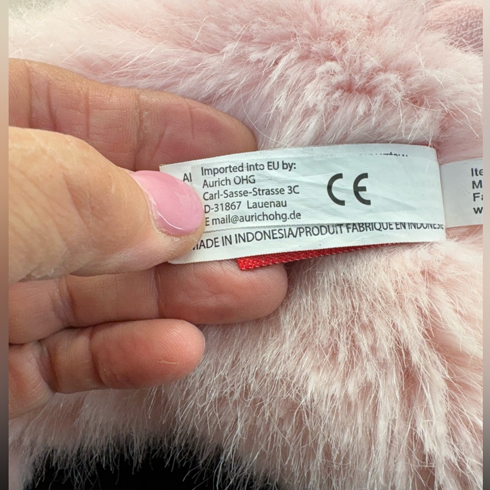 Douglas Curly Tail Pink Piggy Stuffed Animal - Picture 6 of 11